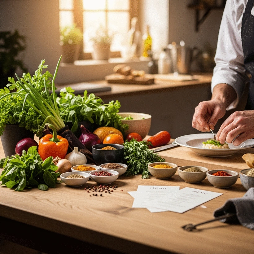 Behind the Scenes: Crafting Our Unique Menus with Local Ingredients and Inspirations